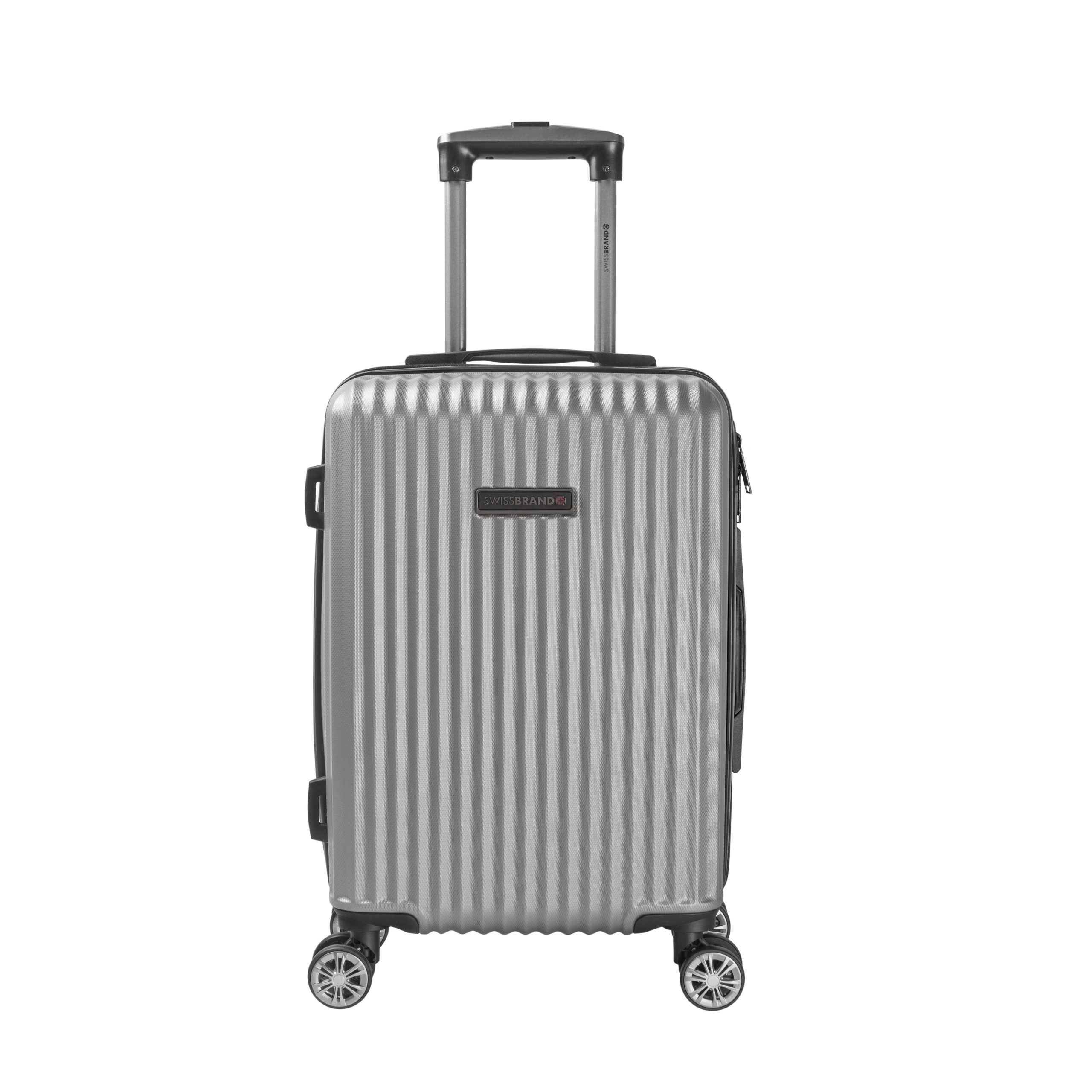 14 Maleta Carry-On Swissbrand Pequeña RIGA 2.0 de 20¨ | Silver | 10 Kg - Imagen 1