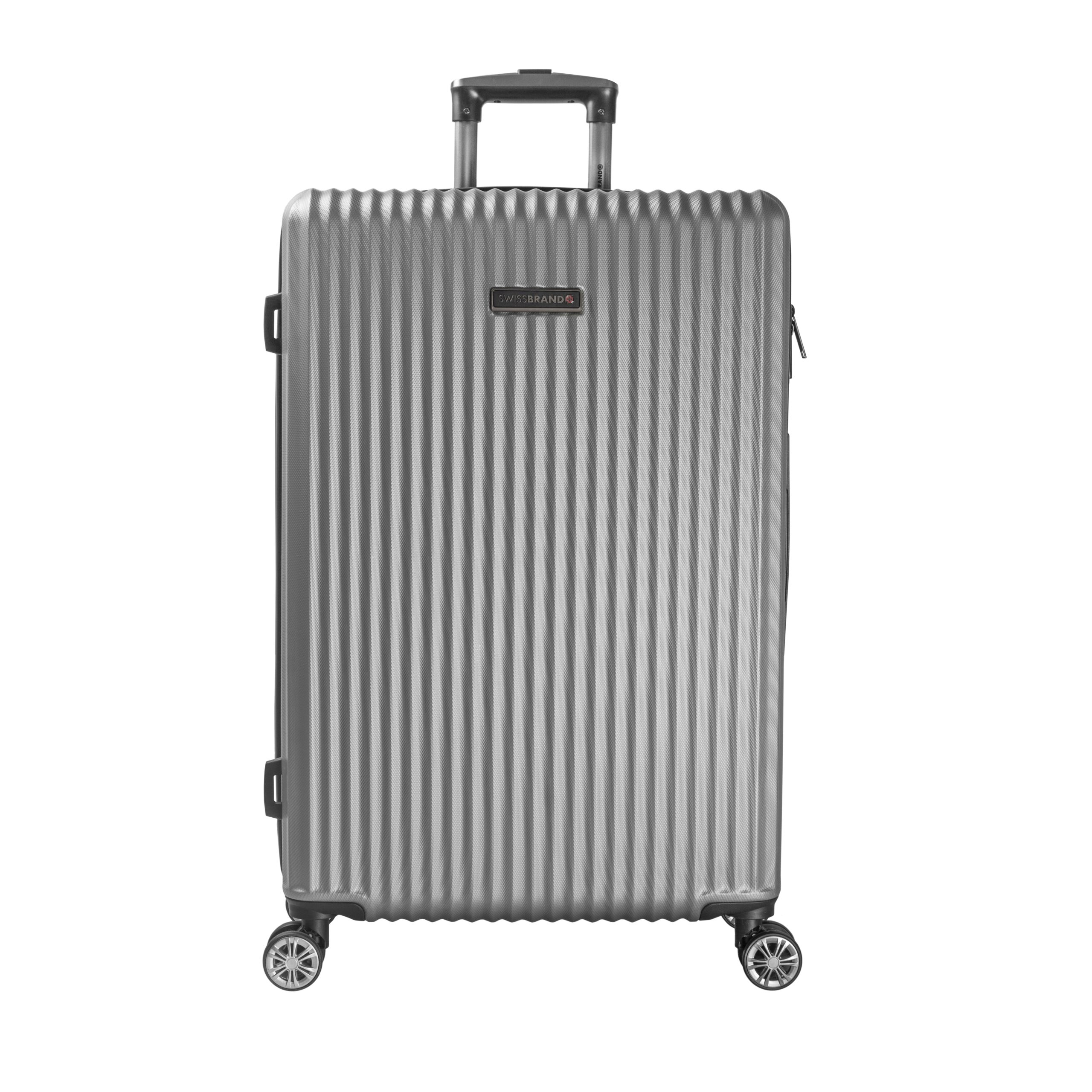 Maleta  Swissbrand Mediana  RIGA 2.0 de 24¨ | Silver | 23 kg