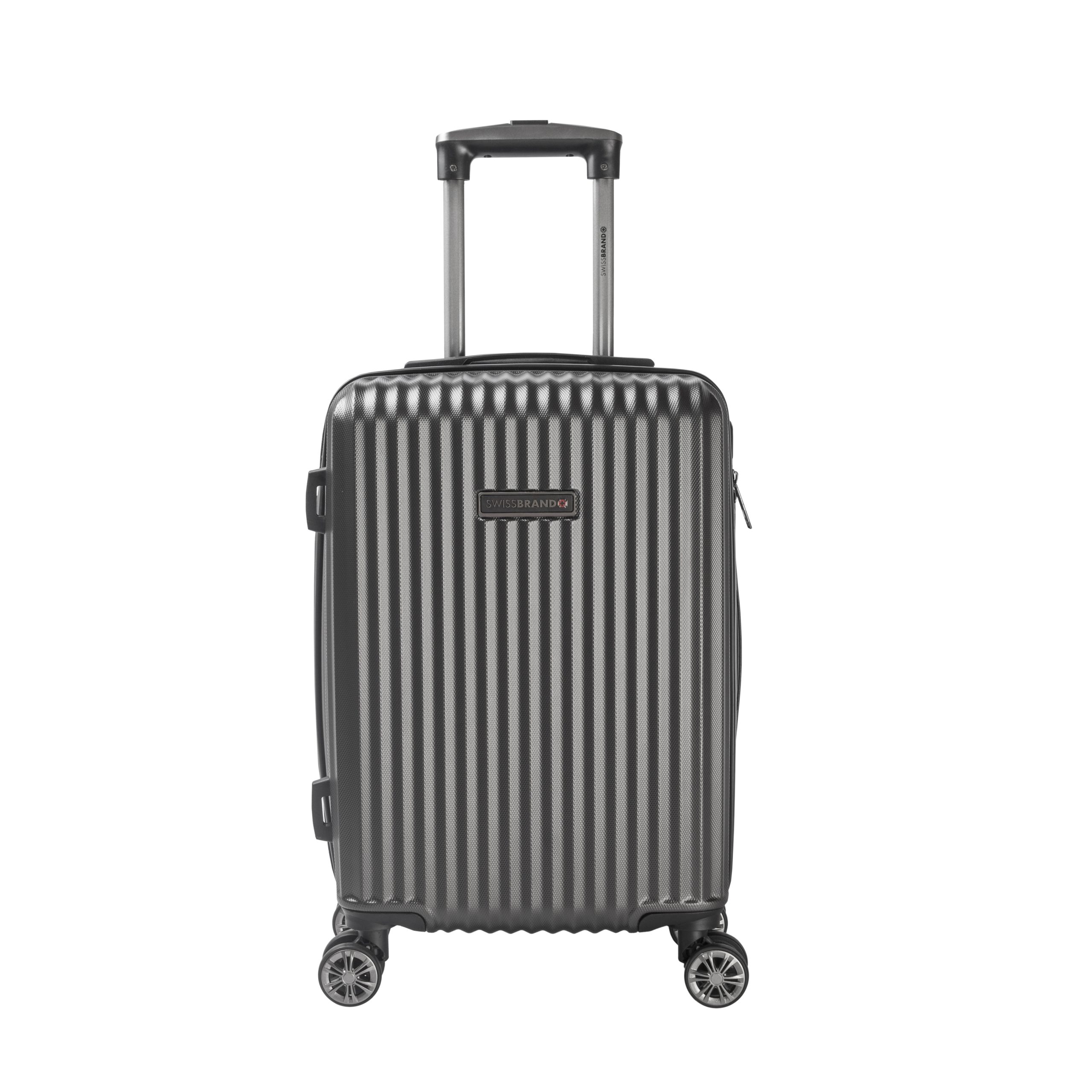 40 Maleta Carry-On Swissbrand Pequeña RIGA 2.0 de 20¨ | Charcoal | 10 Kg - Imagen 1